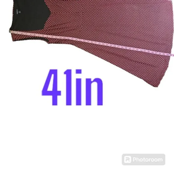 Torrid Jacquard Polka Dot Skater Dress - L - Picture 10 of 10